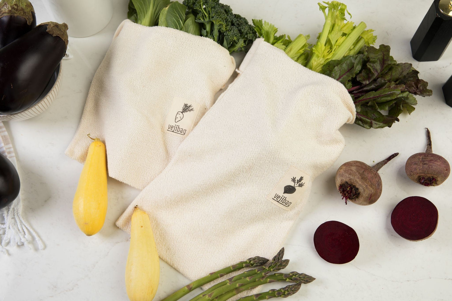 Meal Prep Collection | Reusable Produce Bags | Vejibag